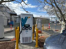 Plug in at Evie stations next door and walk 60 seconds back to the hotel for a meal at Policy Dining